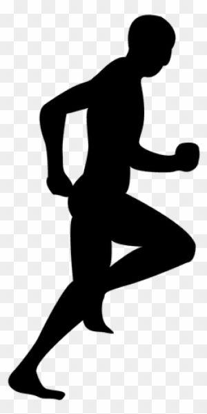 Black Man Running Logo - Jogging Sport Running Logo Clip Art - Man Jogging White Png - Free ...