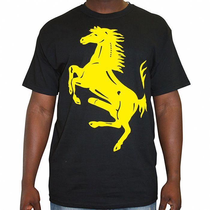 Black and Yellow Horse Logo - HORSE MEAT DISCO Horse Meat Disco T Shirt (black with yellow logo ...