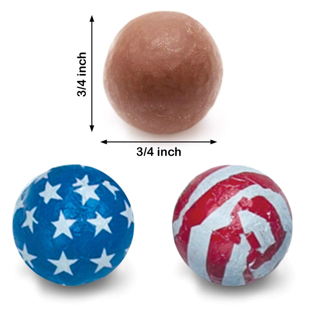 White Stripes with Red Ball Logo - Amazon.com : Madelaine Chocolates Stars and Stripes Patriotic Themed ...