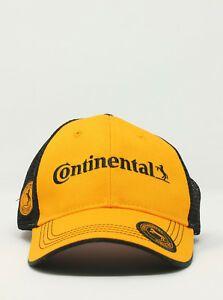 Black and Yellow Horse Logo - Continental Tire TRUCKER CAP Hat Since 1871 Horse Logo Black Yellow ...