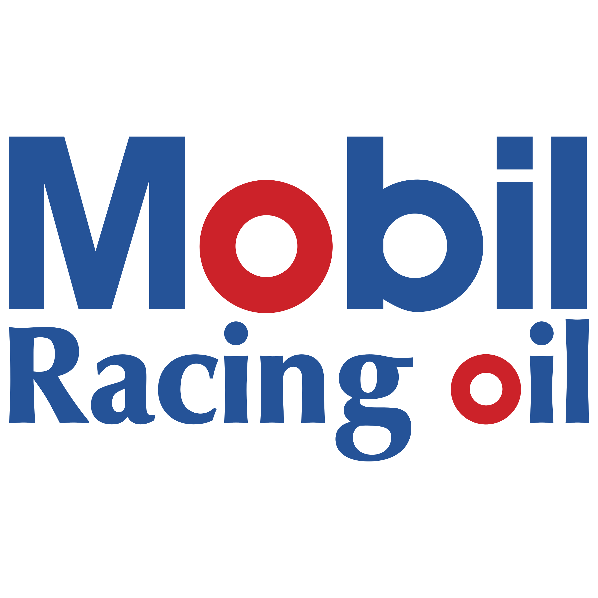 Mobil Oil Logo - Mobil Racing oil Logo PNG Transparent & SVG Vector - Freebie Supply