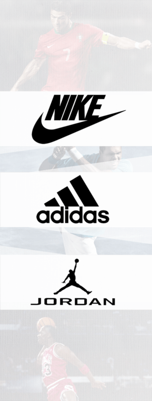 Nike Jordan Adidas Logo - Professional Logo Designs. Retail Logo Design Project