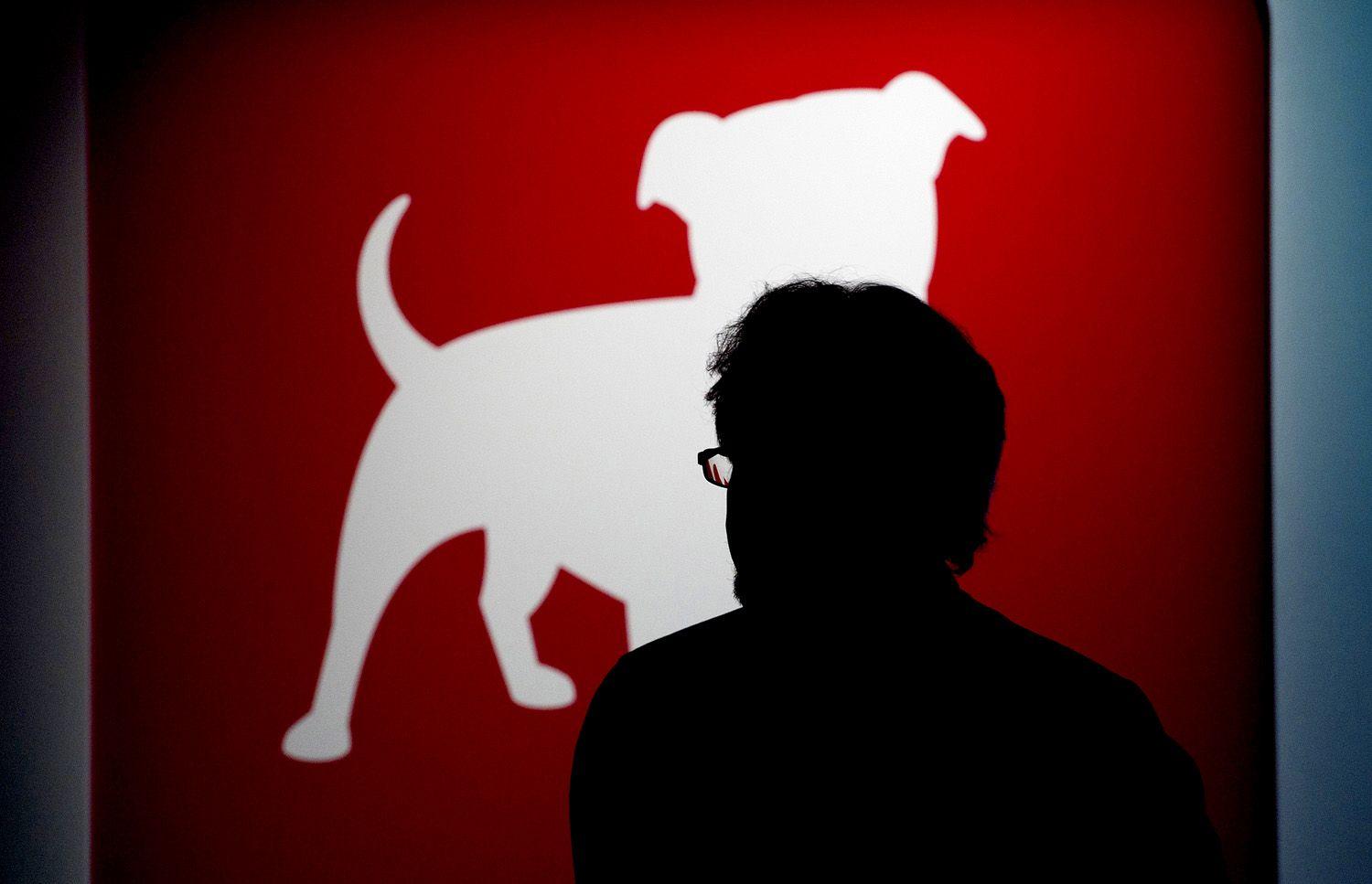 White Dog Logo - Red dog Logos