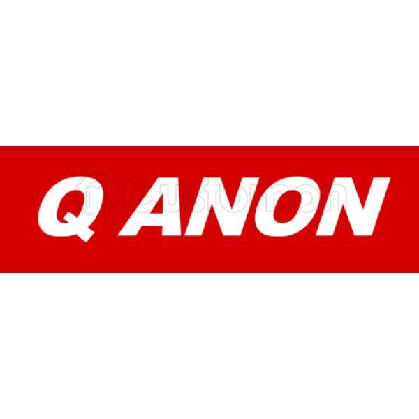 Anon Logo - q anon red sup Knit Cap