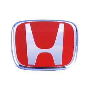 Red Honda Logo - Honda 75700 S5T E01 Front Emblem Red