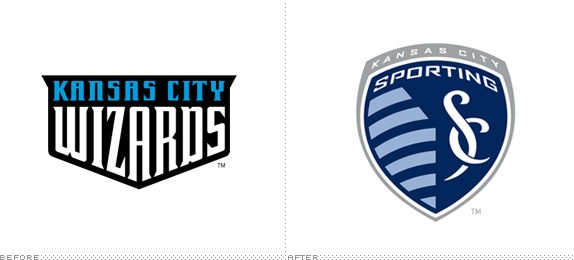Sporting KC Logo - Brand New: The Kansas City Wizards' Last Trick