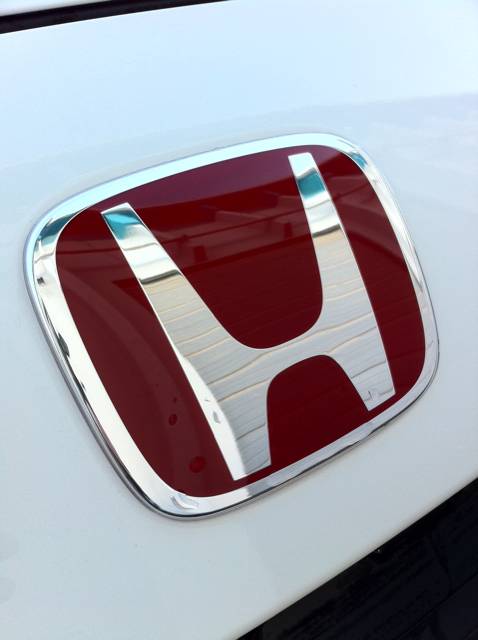 Red Honda Logo - JDM Honda Emblems