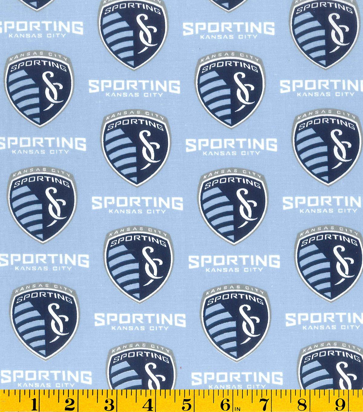 Sporting KC Logo - Sporting Kansas City MLS Cotton Fabric | JOANN
