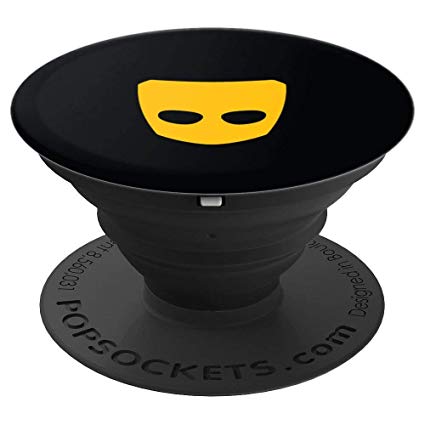 Gindr Logo - Amazon.com: Grindr logo (black) - PopSockets Grip and Stand for ...