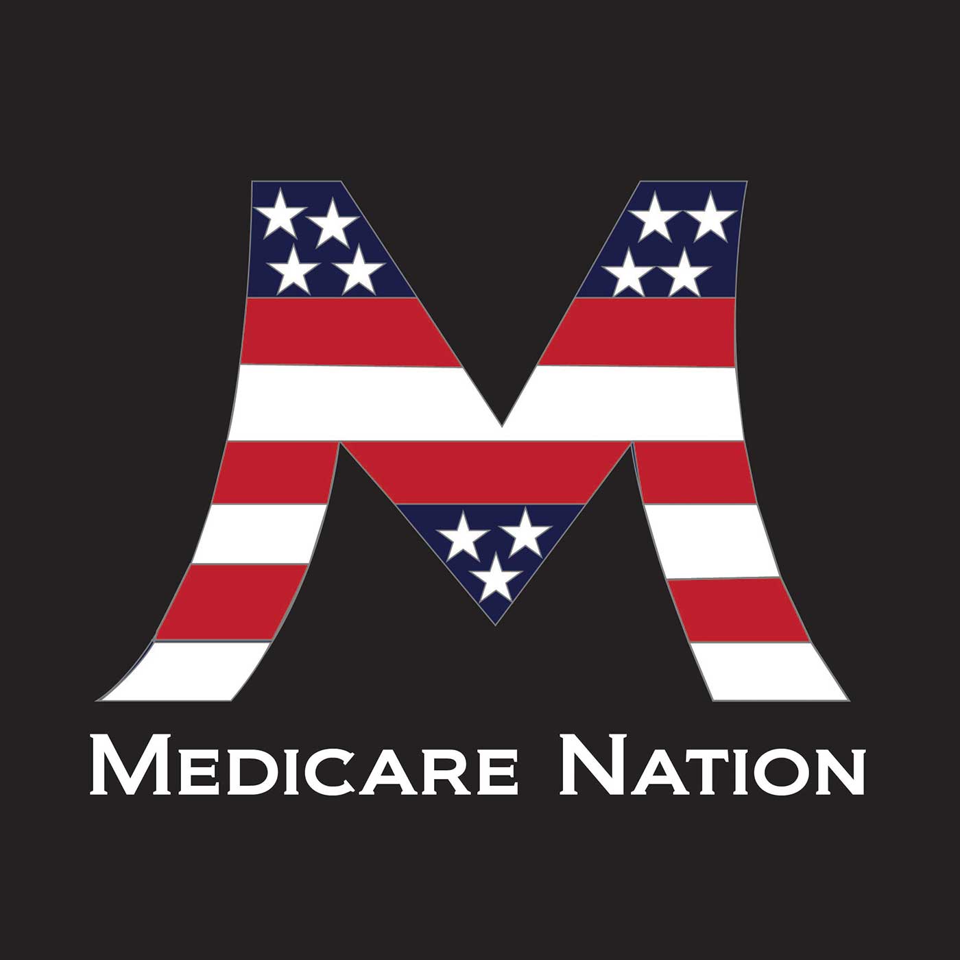 Red Medicare Logo - pod. fanatic. Podcast: Medicare Nation
