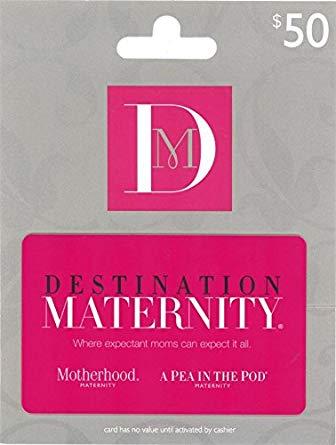 Motherhood Maternity Logo - Destination Maternity $50 Gift Card: Gift Cards
