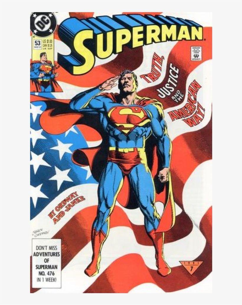 4th of July Superman Logo - Купете Comics 1991 03 Superman 4th Of July Superman