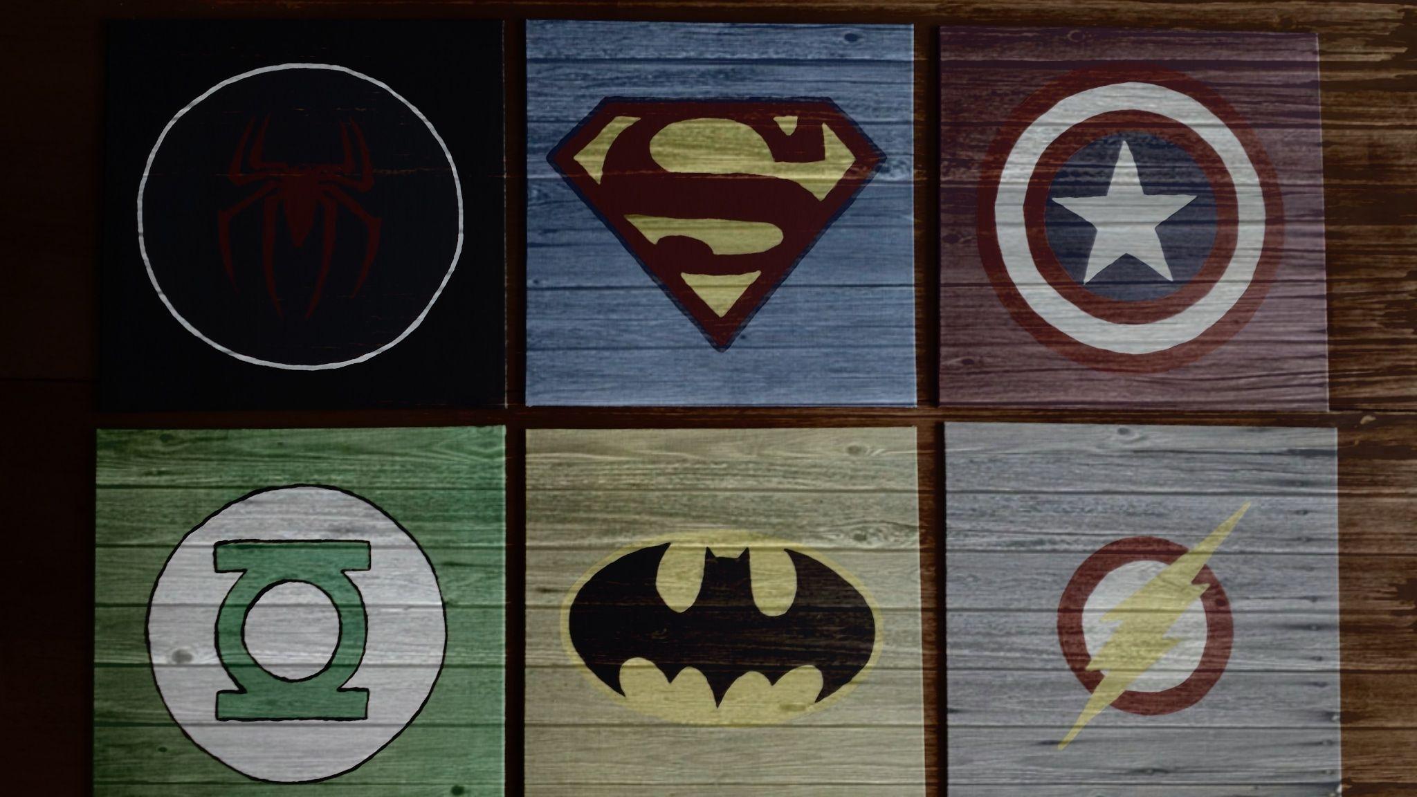 Animal Superhero Logo - DIY Wall Art for Boys- Superhero Logos | PINterest Inspiration