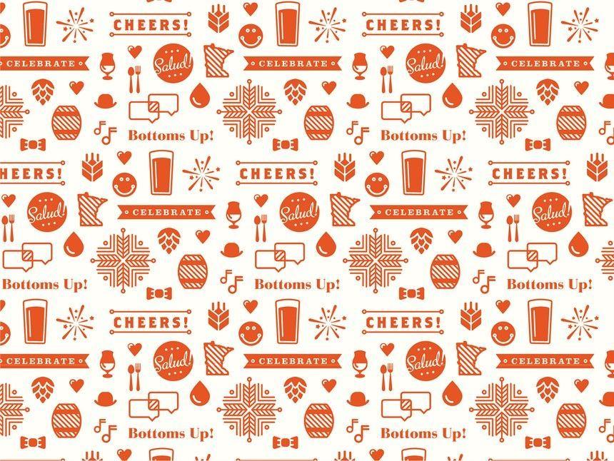 Indeed Brewing Logo - Indeed Brewing Company logo design and branding. Pattern design