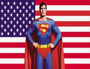 4th of July Superman Logo - 4th of July and Patriotic Superhero Tshirts, Tank Tops and more