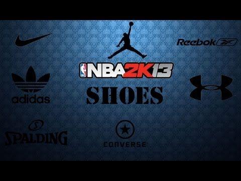 Nike Jordan Adidas Logo - NBA 2K13 All Shoes. Nike