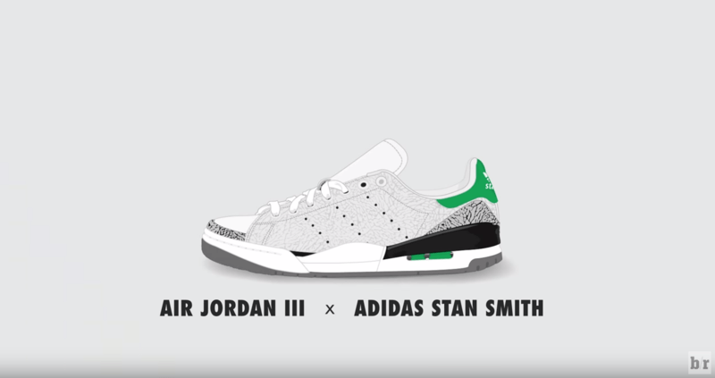 Nike Jordan Adidas Logo - Here's What a Nike, Jordan, and Adidas Love Child Looks Like | GQ