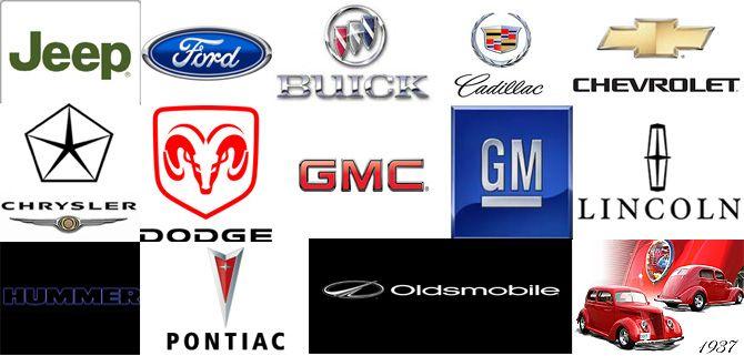 Only American Car Logo - American Car Logos And Their Meanings | Hirharang