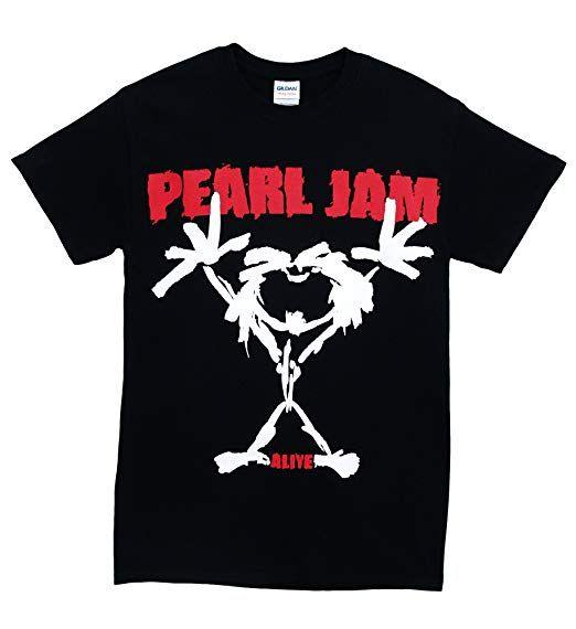 Pearl Jam Stickman Logo - Authentic Pearl Jam Stickman Logo T-Shirt S M L XL New | Amazon.com
