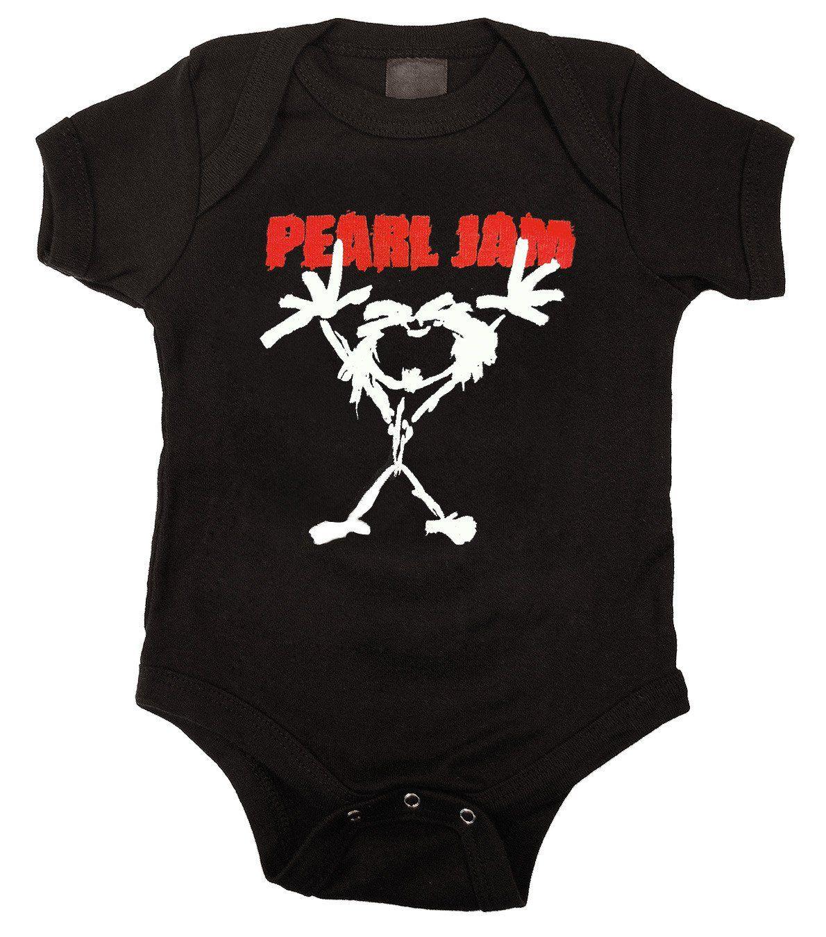 Pearl Jam Stickman Logo - Pearl Jam Stickman One Piece Baby Bodysuit