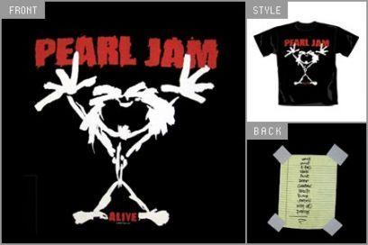 Pearl Jam Stickman Logo - Pearl Jam Stickman Alive Bahuma Sticker