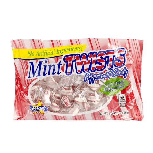 Red White Twist Logo - Red & White Mint Twists (Natural) – Atkinson Candy Co.