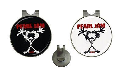 Pearl Jam Stickman Logo - Pearl Jam - Stickman - Alive : Golf Hat Clip with Ball Marker