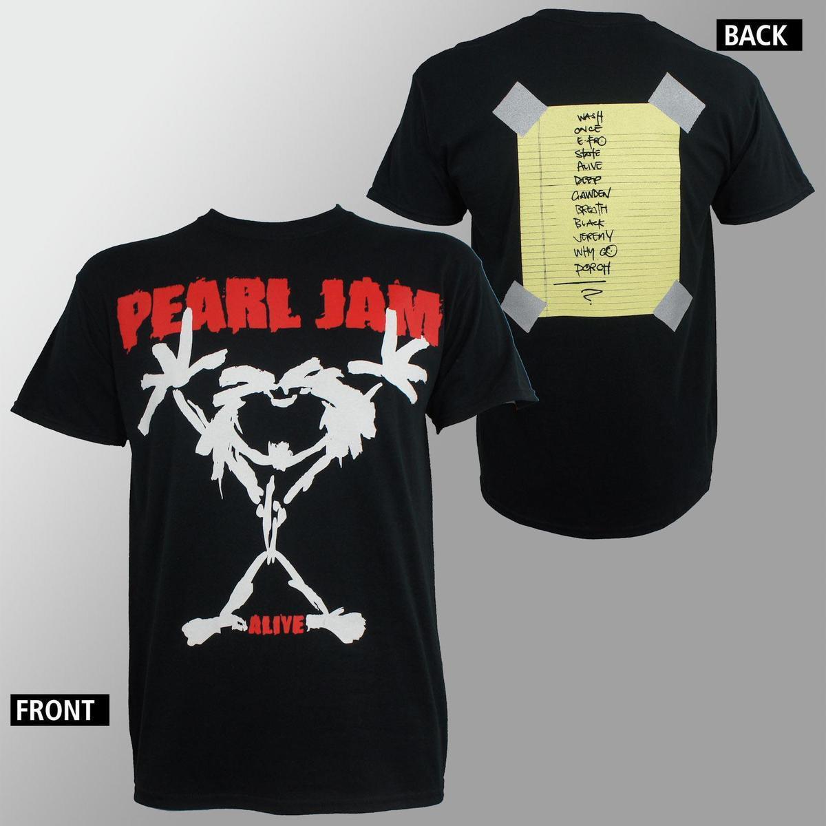 Pearl Jam Stickman Logo - Authentic PEARL JAM Stickman Logo T SHIRT S M L XL NEW Buy T Shirts ...