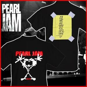 Pearl Jam Stickman Logo - PEARL JAM Band T-Shirt Fan Music Stick Man Logo Stickman Alive T ...