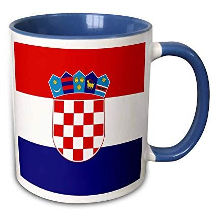 White Stripe with Red Shield Logo - 3DRose InspirationzStore Flags of Croatia