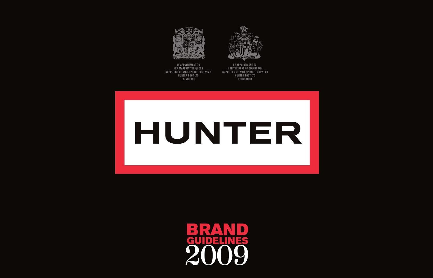 Hunter Boots Logo - Hunter brand guidelines