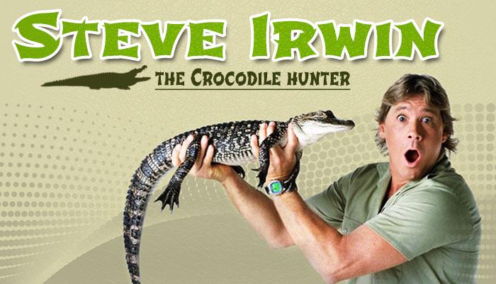 Steve Irwin Crocodile Hunter Logo - Steve Irwin - The Crocodile Hunter - Professions | Mocomi Kids