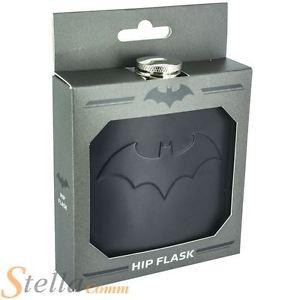 Vodka Bat Logo - Batman Logo 170ml Hip Flask Executive Gift Liquor Drink Whiskey ...