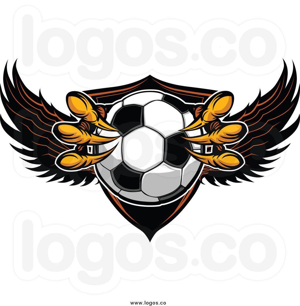 Eagle Soccer Logo - Royalty Free Clip Art Vector Logo of a Soccer Ball and Eagle