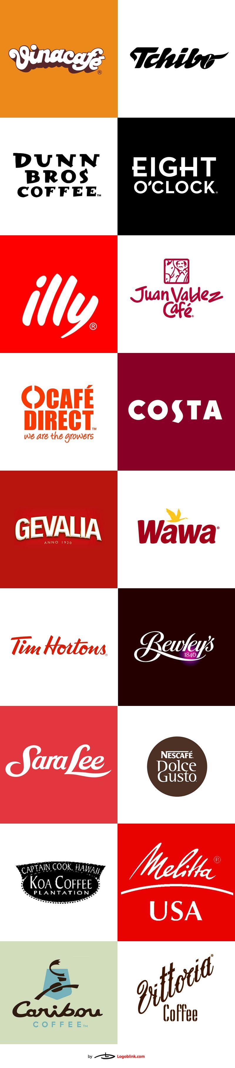 Famous Coffee Logo - Famous coffee logos from around the world. Design. Coffee logo