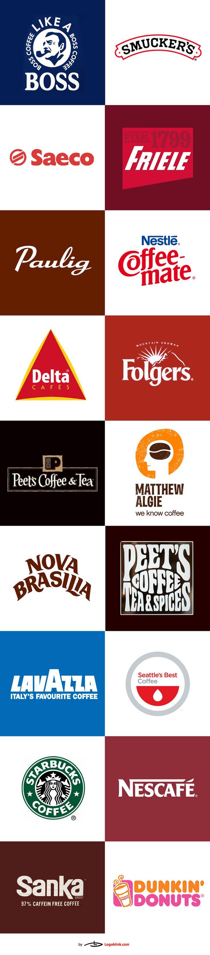 Popular Coffee Logo - 36 Famous coffee logos from around the world - Logoblink.com