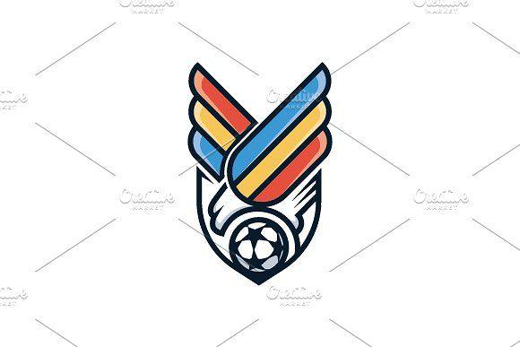 Eagle Soccer Logo - Eagle Soccer/Football Club Emblem ~ Logo Templates ~ Creative Market