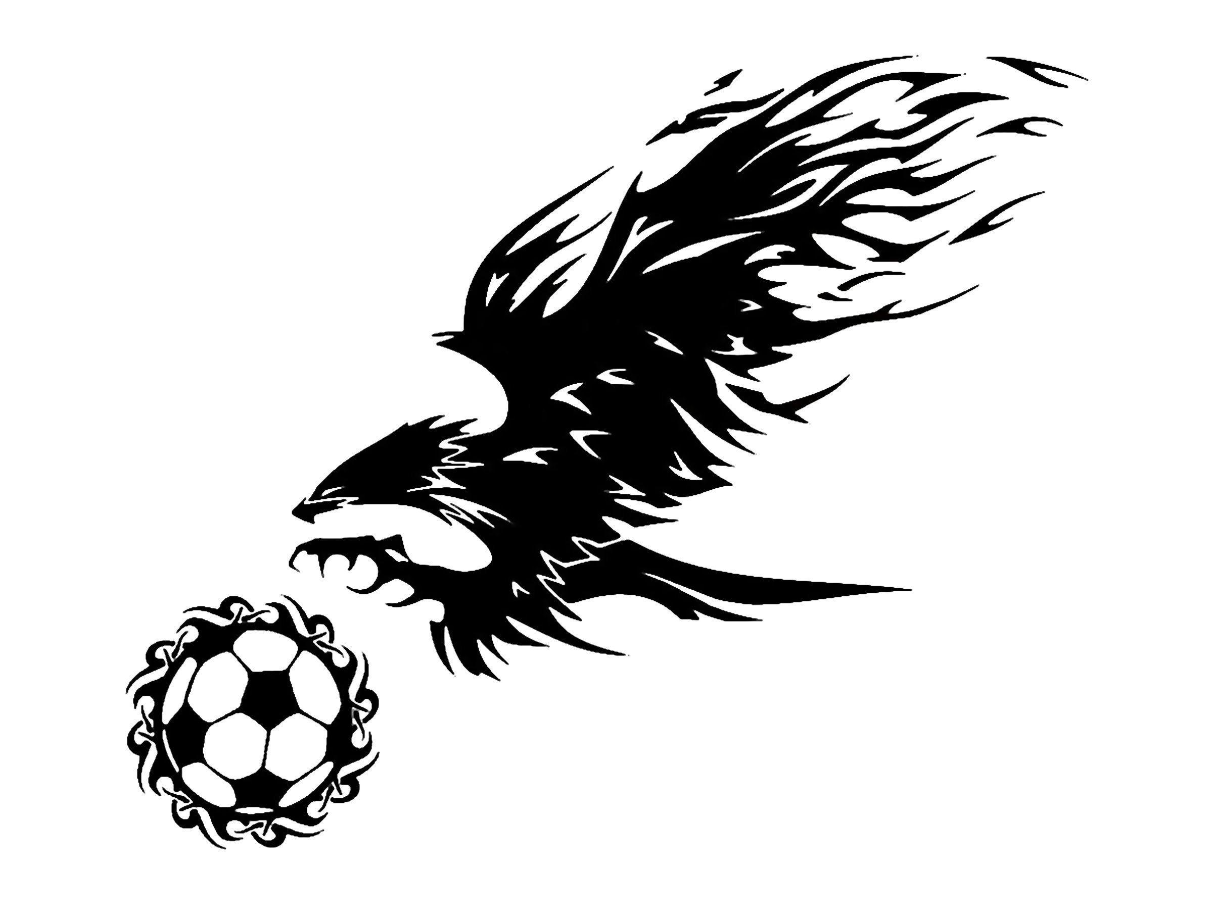 Eagle Soccer Logo - Soccer Eagle Logo futbol | Made by Me | How to make, Eagle logo ...