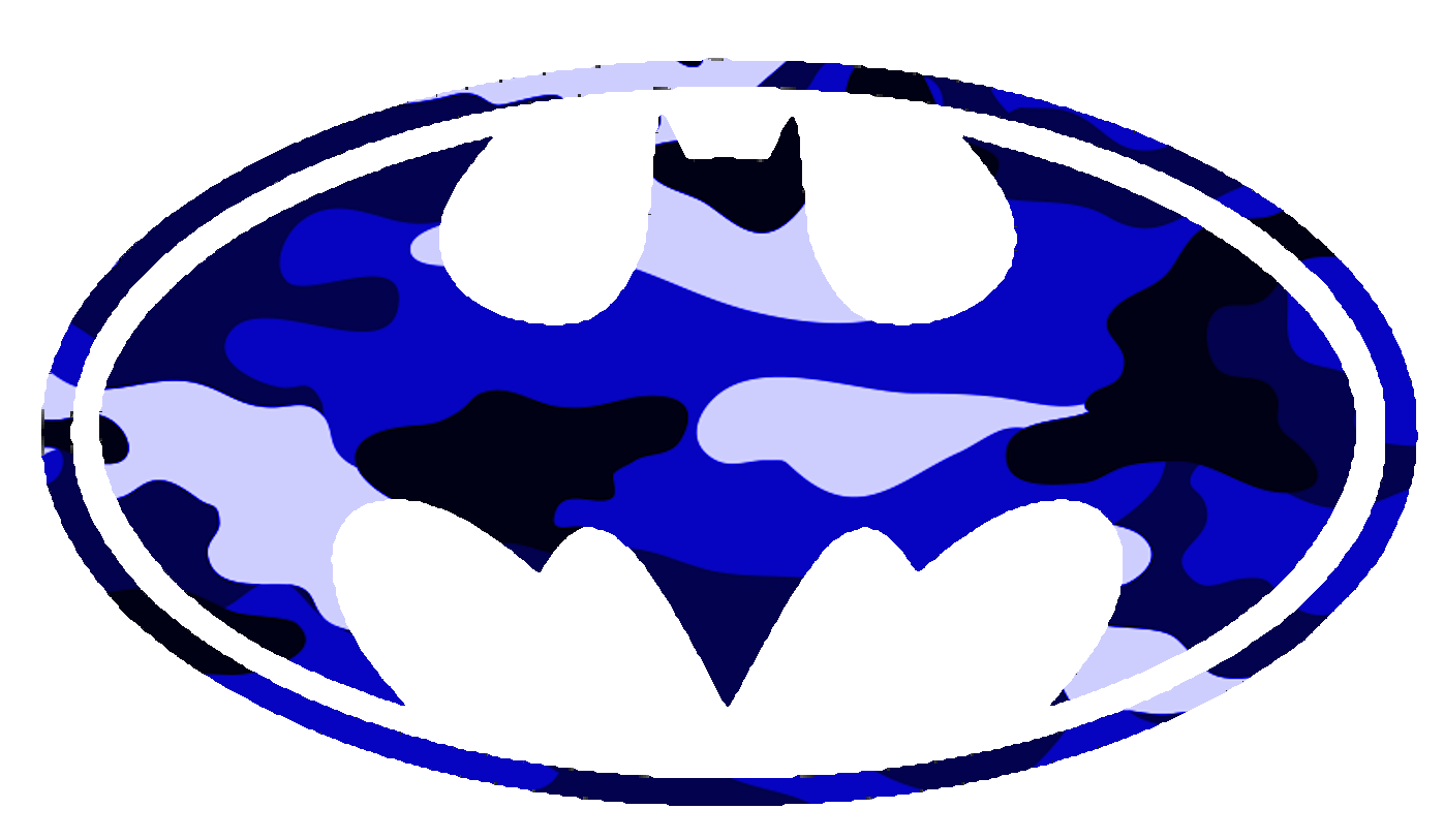 Blue Camo Logo - Batman Logo Blue Camo | Free Images at Clker.com - vector clip art ...