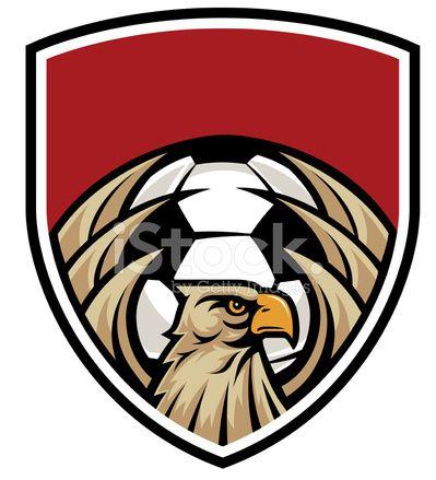 Eagle Soccer Logo - Eagle Crest: Soccer Stock Vector - FreeImages.com