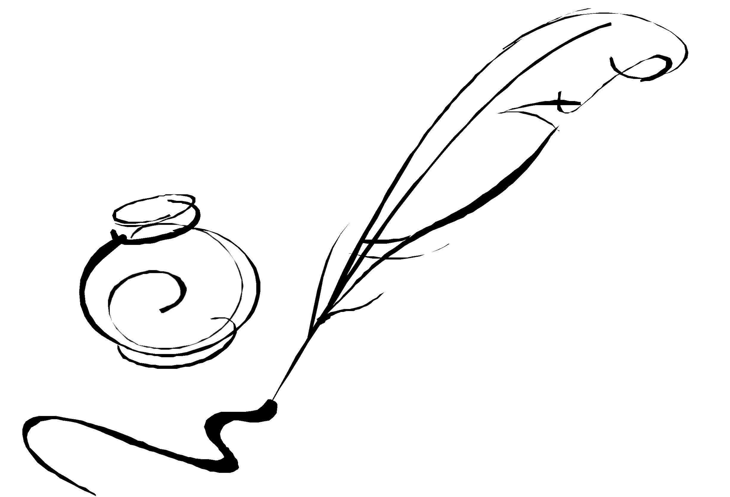 Quill Scroll Logo - Free Quill Pen Picture, Download Free Clip Art, Free Clip Art