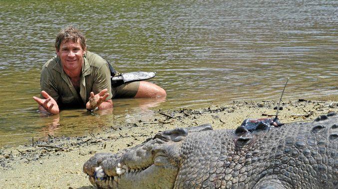 Steve Irwin Crocodile Hunter Logo - WATCH: 'You bit me on the nose!' 5 classic Steve Irwin moments ...
