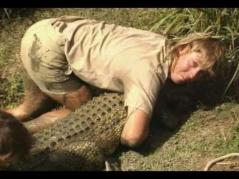 Steve Irwin Crocodile Hunter Logo - The Crocodile Hunter:Steve's Greatest Crocodile Captures (1/8) - YouTube