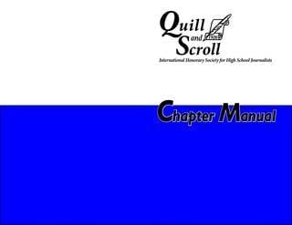 Quill Scroll Logo - Quill and Scroll Honor Society Chapter Manual by Quill and Scroll ...
