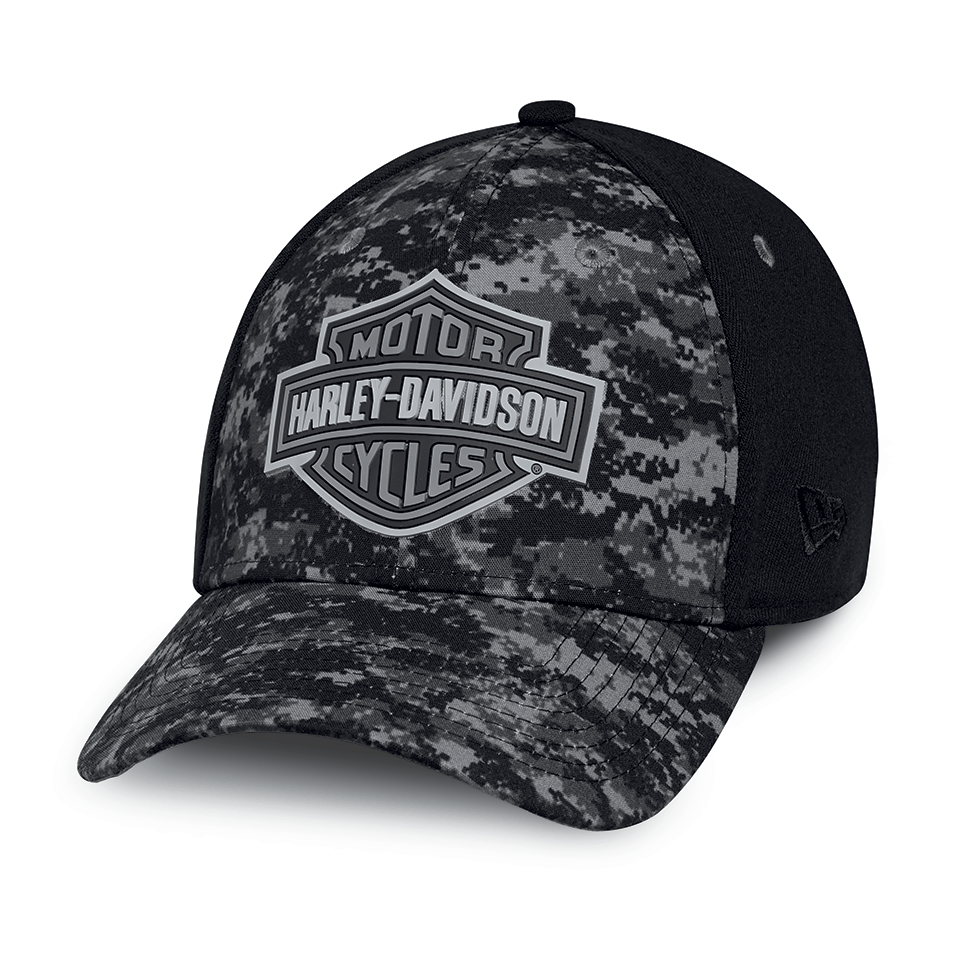 Camo Harley Davidson Logo - Harley-Davidson Digital Camo Men's 39THIRTY Cap - 97680-18VM ...