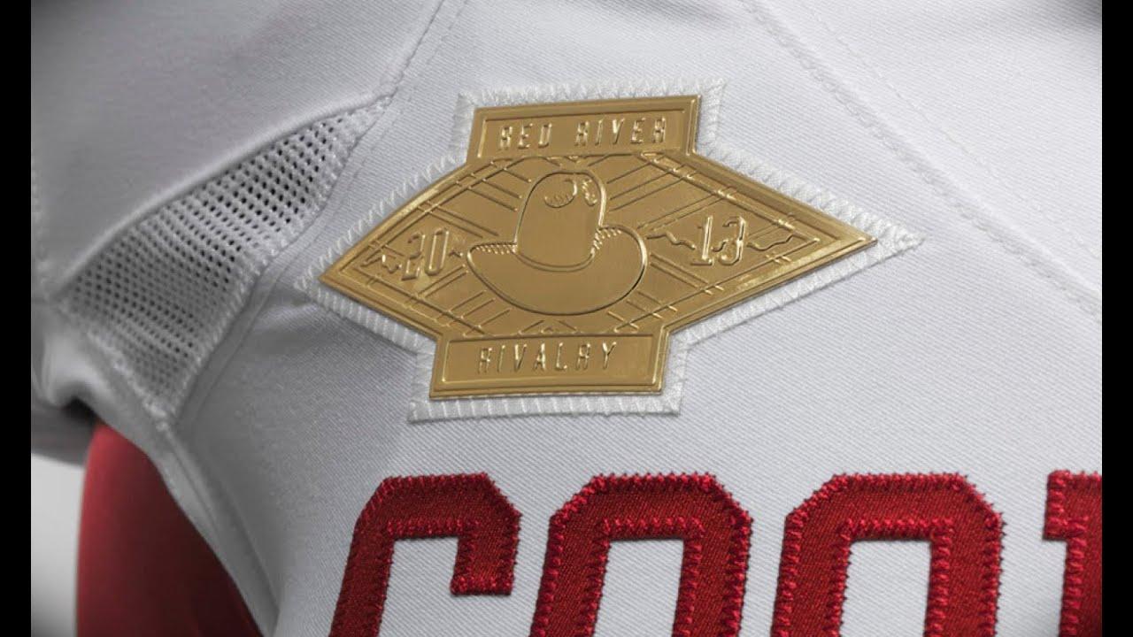 Red River Rivalry Logo - Nike Unveils 2013 Red River Rivalry Uniforms