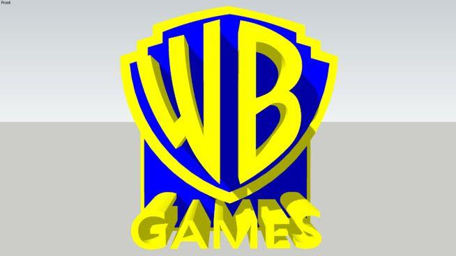 WB Games Logo - WB Games 3D Logo | 3D Warehouse