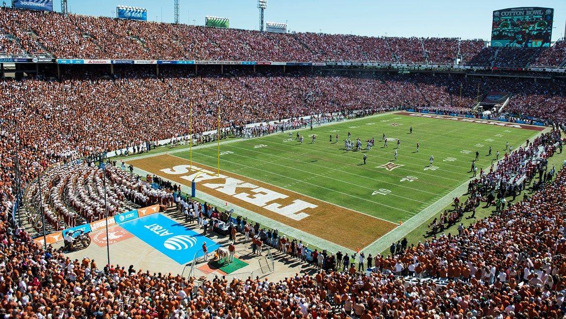 Red River Rivalry Logo - Texas' AT&T Red River Showdown tickets sold out - University of ...