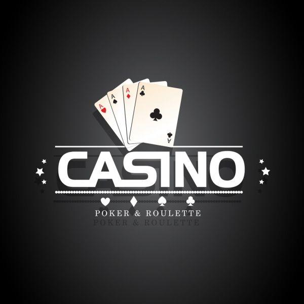 MB Games Logo - Casino logo design card icons white elements decor Free vector in ...