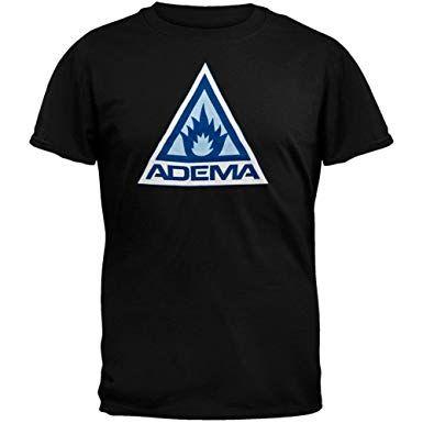 Amazon Fire Logo - Adema New Fire Logo T Shirt Black: Amazon.co.uk
